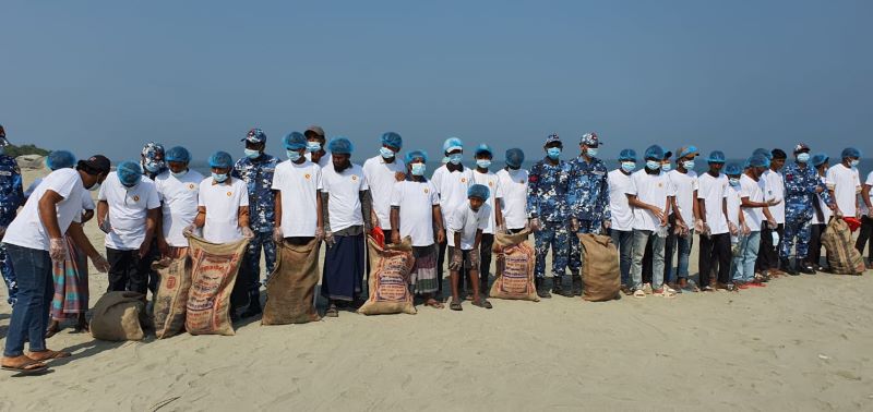 সেন্টমার্টিনের প্রতিবেশ রক্ষায় পরিবেশ মন্ত্রণালয়ের পরিচ্ছন্নতা অভিযান শুরু